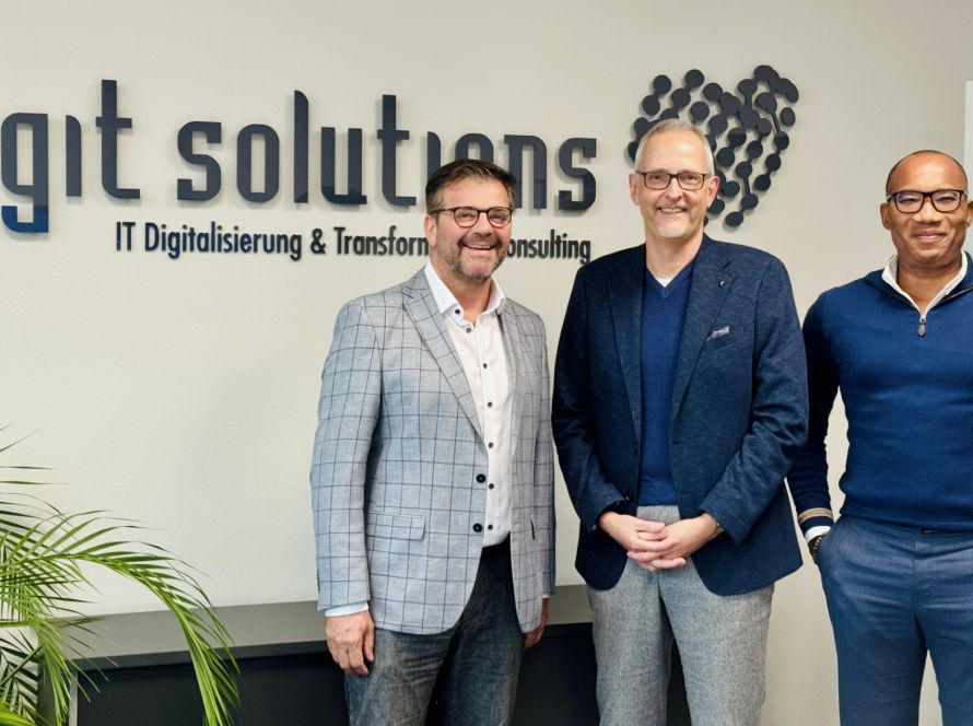 das Team, von links nach rechts: Christian Werner, Andreas Richter, Dickson Usuwa